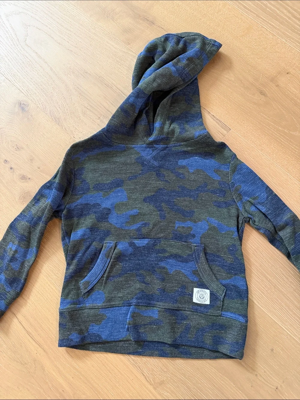 GAP Kids Camo Hoodie in Blue and Green